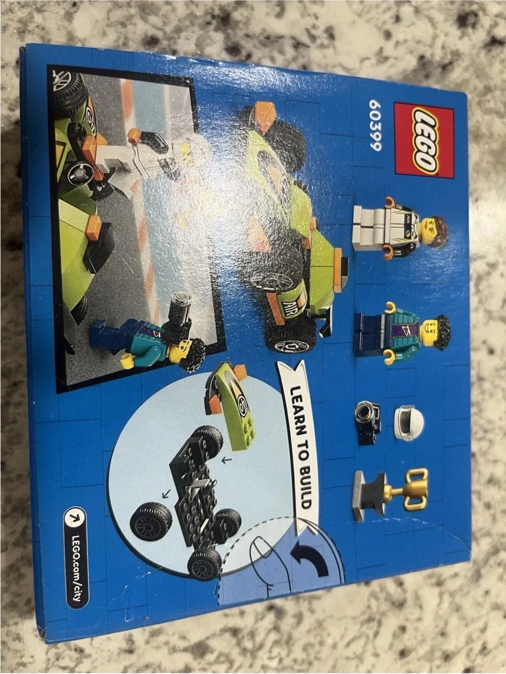 LEGO City Green and Orange Race Car Building Toy - 60399